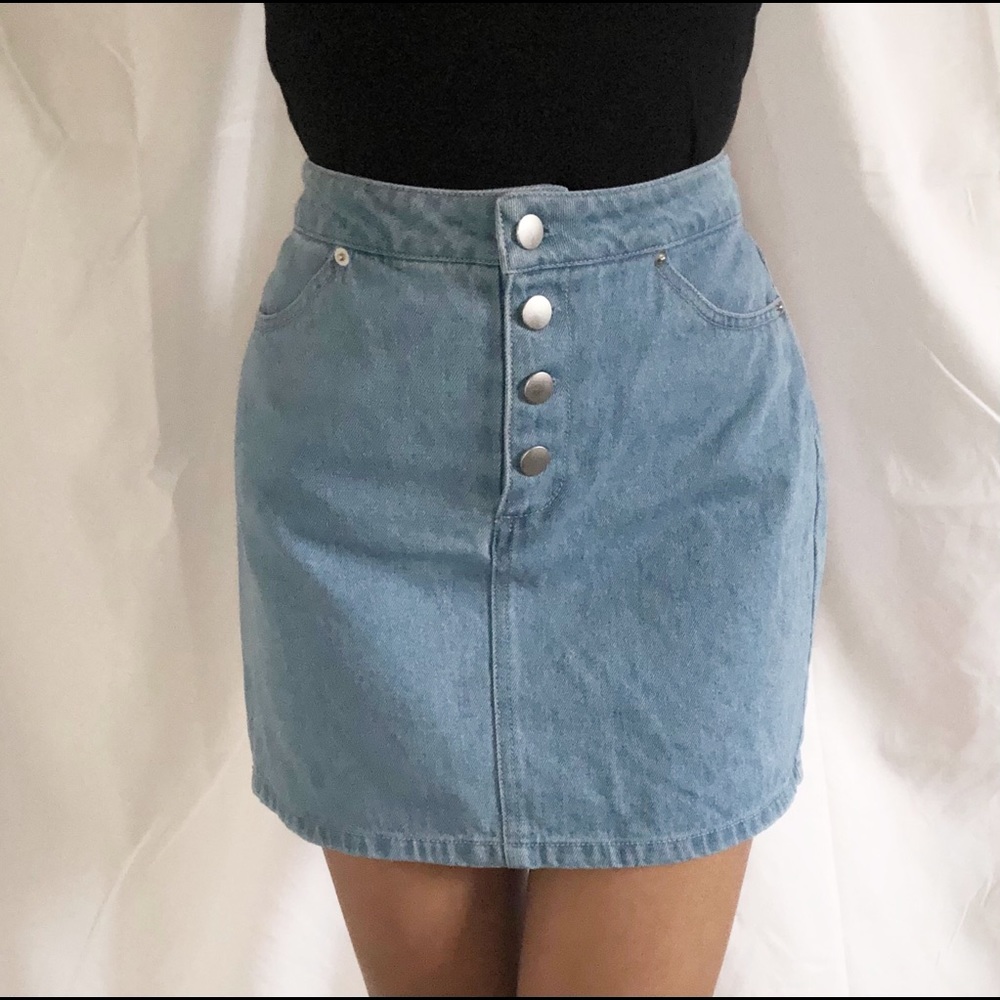 Forever 21 - Light Washed Denim Skirt